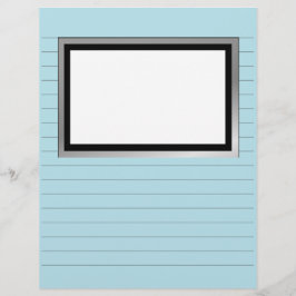 Schrijfpapier met lijnen en Afbeeldingen doos