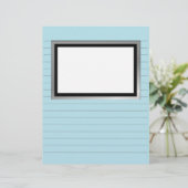 Schrijfpapier met lijnen en Afbeeldingen doos (Staand voorkant)