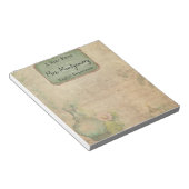  schrijfpapier, notitie van de docent, Floral Notitieblok (Schuin)