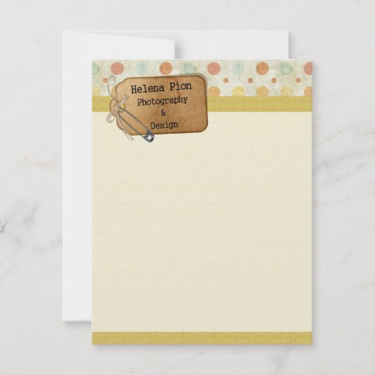 Schrijfpapier voor bedrijven kaart (Voorkant)