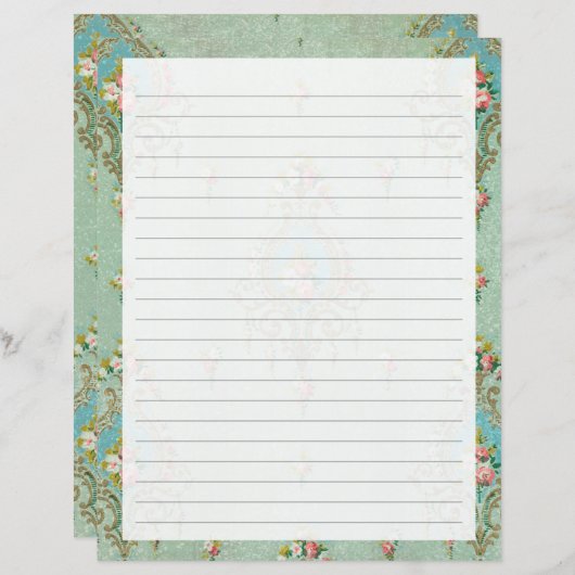 Schrijfpapier voor geblindeerde brieven (Voorkant / Achterkant)