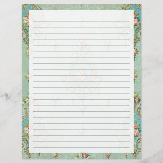 Schrijfpapier voor geblindeerde brieven (Voorkant)