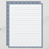 Schrijfpapier voor geblindeerde brieven (Voorkant / Achterkant)