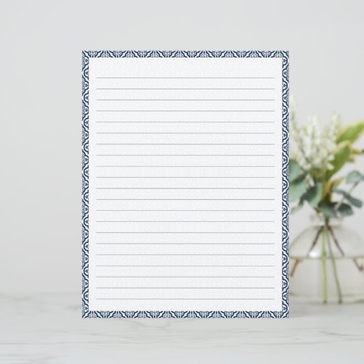 Schrijfpapier voor geblindeerde brieven (Staand voorkant)