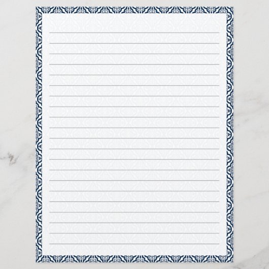 Schrijfpapier voor geblindeerde brieven (Voorkant)