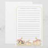 Schrijfpapier voor studenten briefpapier (Voorkant / Achterkant)