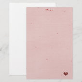 Schrijfpapier voor visnet en liefdesbrieven! briefpapier (Voorkant / Achterkant)