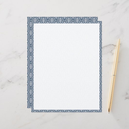 Schrijfpapier zonder briefpost (Voorkant / Achterkant in situ)