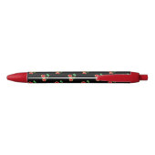 Schrijfpennen voor Black Cherry Retro Zwarte Inkt Pen (Achterkant)