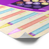 Schrijfruimte voor schrijfmachines Speciaal ontwor Poster (Hoek)