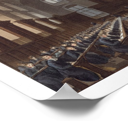 Schrijfschool, Christus Hospital, van Ackermann's Poster (Hoek)