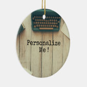 Schrijfschrijfmachine met schrijfmachine keramisch ornament (Rechts)