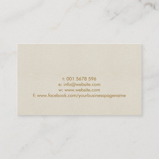 Schrijfservices opnieuw gebruiken Colorful Profess Visitekaartje (Achterkant)