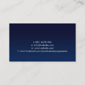 Schrijfservices opnieuw gebruiken Professional Visitekaartje (Achterkant)