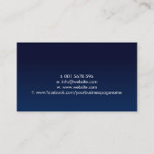 Schrijfservices opnieuw gebruiken Professional Visitekaartje (Achterkant)