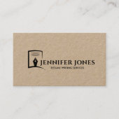 Schrijfservices opnieuw gebruiken Professional Visitekaartje (Voorkant)