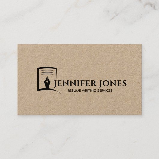 Schrijfservices opnieuw gebruiken Professional Visitekaartje (Voorkant)