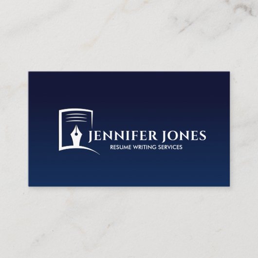 Schrijfservices opnieuw gebruiken Professional Visitekaartje (Voorkant)