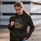 Schrijfshoot Bewerken Release Repeat - Filmmaking Hoodie