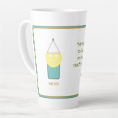 SCHRIJFSTER Latte Mok door Dichteres Adiela Akoo (Linkerhoek)