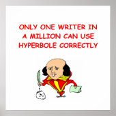 schrijfster poster (Voorkant)