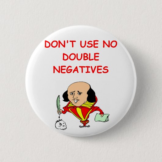 schrijfster ronde button 5,7 cm (Voorkant)