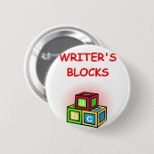 schrijfster ronde button 5,7 cm (Voorkant /achterkant)