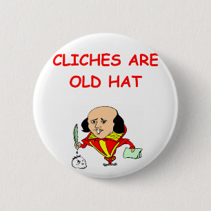 schrijfster ronde button 5,7 cm