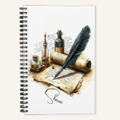 Schrijfsters Spiraal Notebook Notitieboek (Voorkant)
