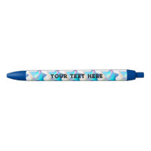 Schrijftinkt Kleur Blauw Trim Kleur Blauwe Pennen