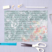  schrijfvlinder en losbloesems ontkoppelen tissuepapier (Craft)