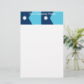 Schrijfwaren met de vlag van Minnesota, VS Briefpapier (Staand voorkant)