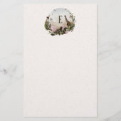 Schrijfwaren met giraffemonogram in het wild briefpapier (Voorkant)