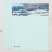 Schrijfwarenpapier (Hemelsblauw) RFPMDesigns 2024 (Voorkant / Achterkant)