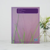 Schrijfwarenpapier (Lavendel) RFPMDesigns 2024 (Staand voorkant)