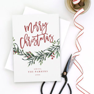 Schrijfwistkertak niet-fotovakantie kaart