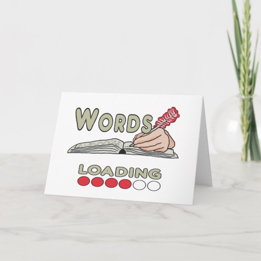 Schrijfwoorden Feestdagen Kaart (Voorkant)