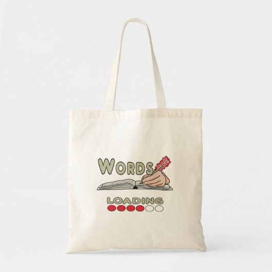 Schrijfwoorden Tote Bag (Voorkant)