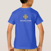 Schrijn Mont's schoudergebed T-shirt (Achterkant)