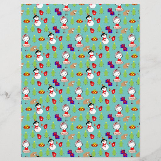 Schrijven aan de Santa Claus Cute Personalized Sta (Achterkant)