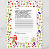 Schrijven aan de Santa Claus Cute Personalized Sta (Voorkant)