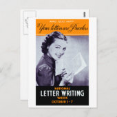  schrijven briefkaart (Voorkant / Achterkant)