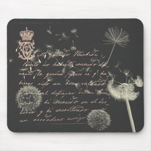 schrijven Dandelion Mousepad Muismat (Voorkant)