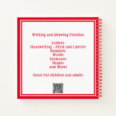 Schrijven en tekenen op het Rode Plein Notitieboek (Achterkant)