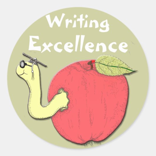 Schrijven Excellence Sticker (Voorkant)