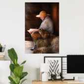 Schrijven in mijn dagboek poster (Thuiskantoor)
