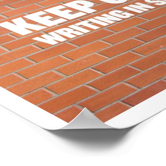 Schrijven in sessie poster (Hoek)