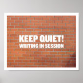 Schrijven in sessie poster (Voorkant)