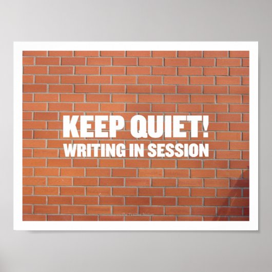 Schrijven in sessie poster (Voorkant)