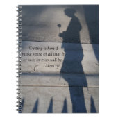 "Schrijven is hoe ik zin heb"-laptop Notitieboek (Voorkant)